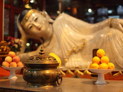 Shangai - Statue De Bouddha Au Temple Du Bouddha De Jade A Découvrir en Chine - Shanghai