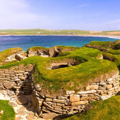 Orcades - Site néolithique de Skara Brae dans la baie de Skaill A Découvrir en Ecosse - Les Iles Orcades