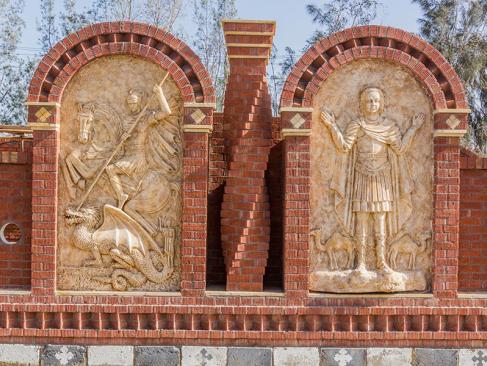 Wadi El Natrum - Mur Du Monastère Sainte Marie El-Sourian A Découvrir en Egypte - Les Monastères de Wadi Natrum