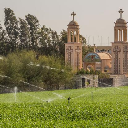 Wadi El Natrun - Porte Du Monastère Sainte Marie El-Sourian A Découvrir en Egypte - Les Monastères de Wadi Natrum