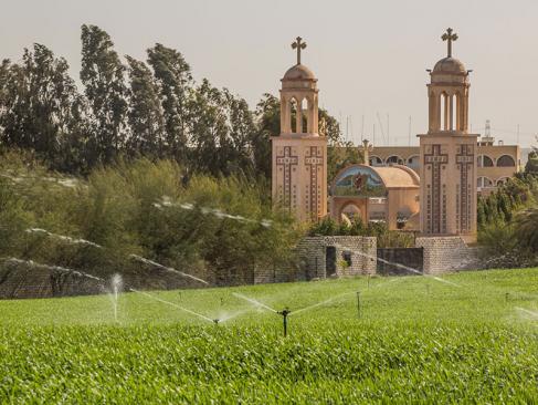 Wadi El Natrun - Porte Du Monastère Sainte Marie El-Sourian A Découvrir en Egypte - Les Monastères de Wadi Natrum