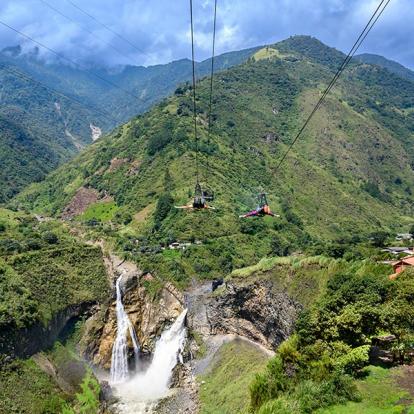 Banos - Chutes Du Manto De La Novia A Découvrir en Equateur - Banos