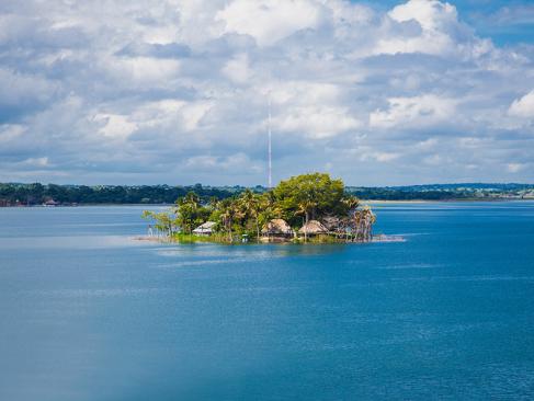 Île Sur Le Lac Peten Itza à Flores A Découvrir au Guatemala - Flores et le Lac Peten Itza