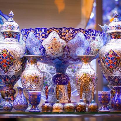 Artisanat Au Marché Naqsch-e Dschahan A Découvrir en Iran - L'Artisanat Iranien