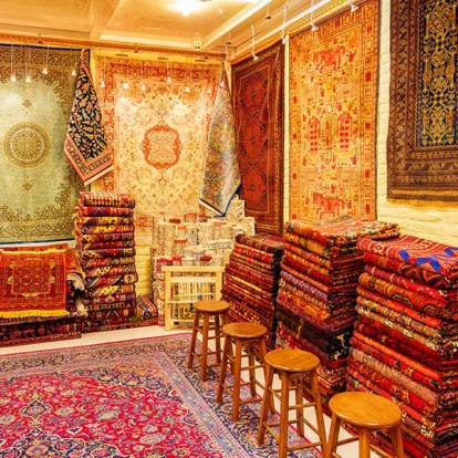 Ispahan - Artisanat  Tapis - Grand Bazar A Découvrir en Iran - L'Artisanat Iranien