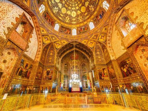 Ispahan - Église Intérieure De Bedkhem A Découvrir en Iran - Ispahan