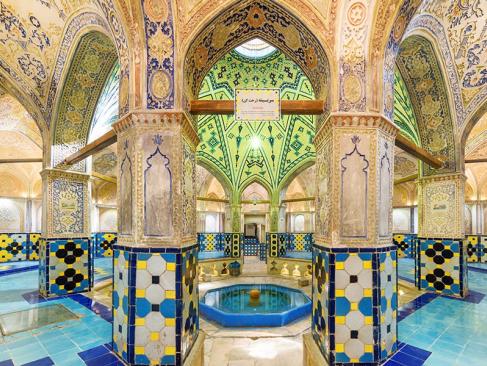 Kashan - Hamman Sultan Amir Ahmad A Découvrir en Iran - Kashan