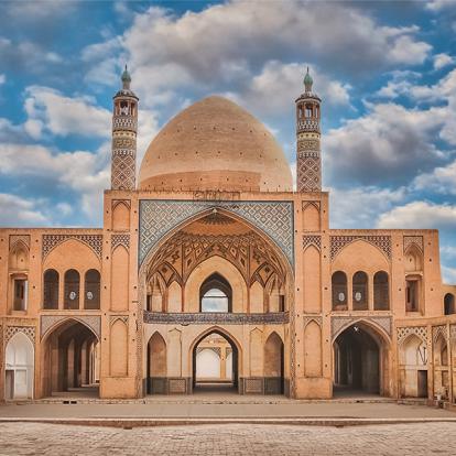 Kashan - Mosquée Agha Bozorgi A Découvrir en Iran - Kashan