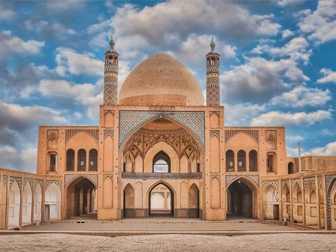 Kashan - Mosquée Agha Bozorgi A Découvrir en Iran - Kashan