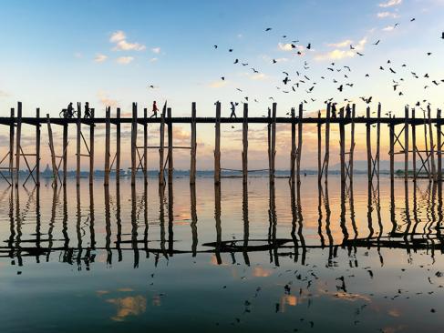 A Découvrir en Birmanie - Amarapura et son fameux Pont d'U-Bein