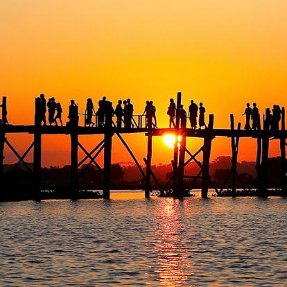 A Découvrir en Birmanie - Amarapura et son fameux Pont d'U-Bein