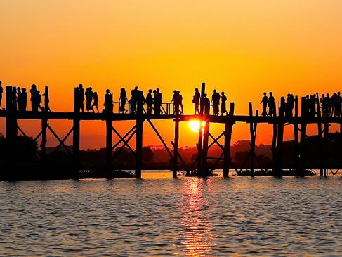 A Découvrir en Birmanie - Amarapura et son fameux Pont d'U-Bein