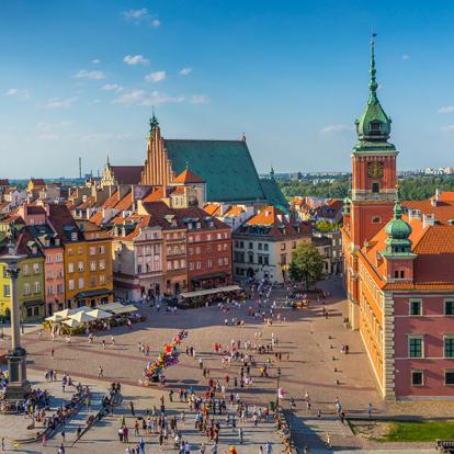 Varsovie - Quartier Du Chateau A Découvrir en Pologne - Varsovie