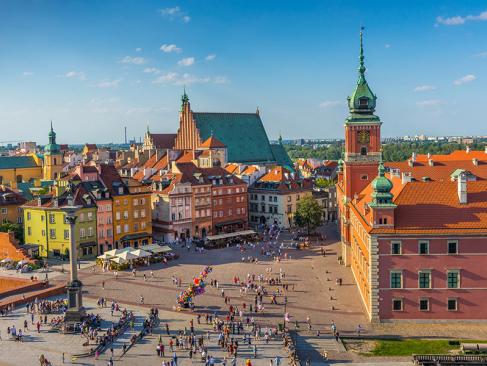 Varsovie - Quartier Du Chateau A Découvrir en Pologne - Varsovie