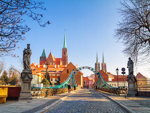 Wroclaw - Vue Sur Le Pont Piéton Tumski A Découvrir en Pologne - Wroclaw
