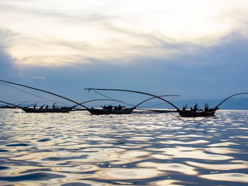 Lac Kivu - Pêcheurs A Découvrir au Rwanada - Le Lac Kivu