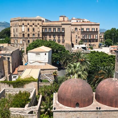 Palerme - Palais Normand Et Dômes De San Giovanni Eremiti A Découvrir en Sicile - Palerme