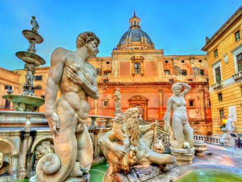Palerme - Fontana Pretorian A Découvrir en Sicile - Palerme