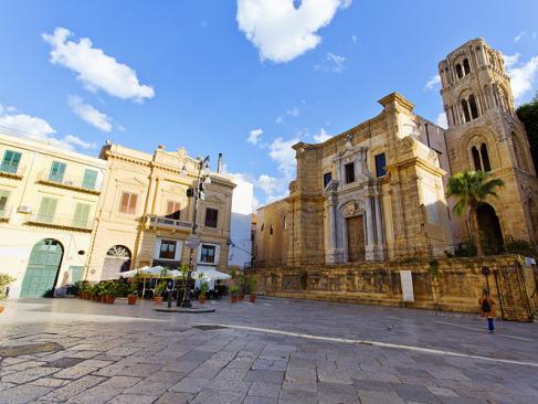 Palermo - Piazza Bellini Et Son église De La Martorana A Découvrir en Sicile - Palerme