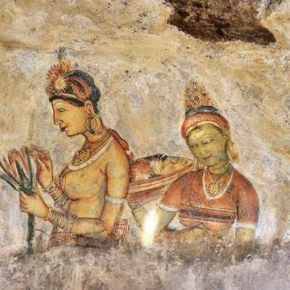 Sigiriya Frescoes A Découvrir au Sri Lanka - Le Triangle Culturel