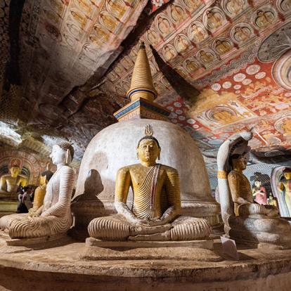 Dambulla cave temple A Découvrir au Sri Lanka - Le Triangle Culturel