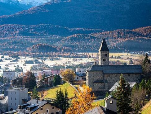 Samedan Dans La Vallée De L'Engadine A Découvrir en Suisse - Canton des Grisons