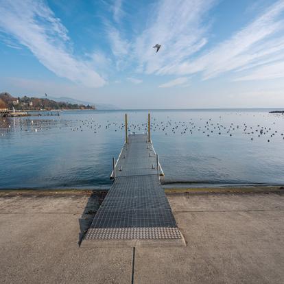 Lausanne - Promenade D'Ouchy Et Lac Léman A Découvrir en Suisse - Lausanne