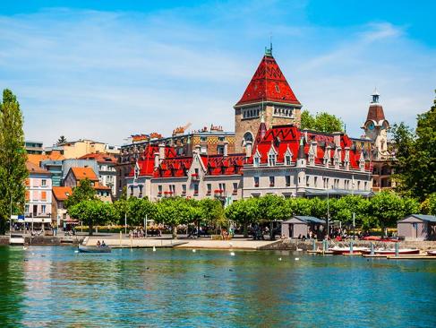 Lausanne - Château Ouchy A Découvrir en Suisse - Lausanne