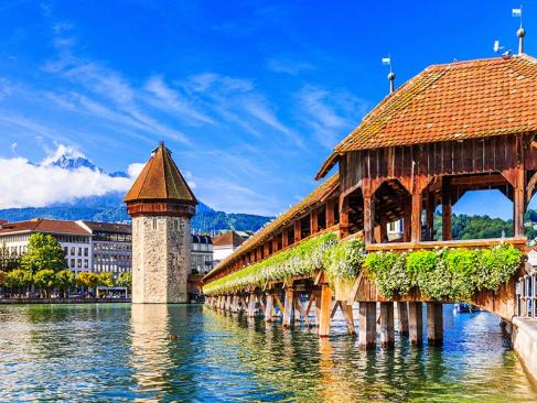 Lucerne - Pont D Ela Chapelle A Découvrir en Suisse - Lucerne