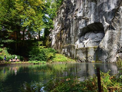 Lucerne - Monument Du Lion A Découvrir en Suisse - Lucerne