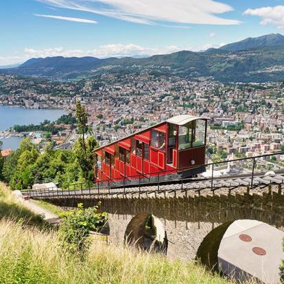 Lugano, Monte Brè Funiculaire A Découvrir en Suisse - Lugano
