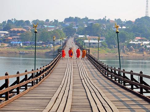 Pont à Sangkhlaburi A Découvrir en Thaïlande - Kanchanaburi