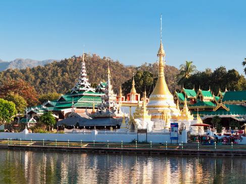 Mae Hong Son Province - Temple Chong Klang And Chong Kham A Découvrir en Thaïlande - Mae Hong Son