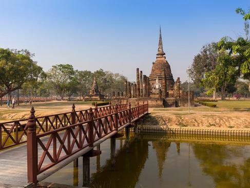 Sukhothai  - Wat Sa Si A Découvrir en Thaïlande - Le Parc historique de Sukhothai