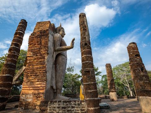Sukhothai - Wat Saphan Hin A Découvrir en Thaïlande - Le Parc historique de Sukhothai