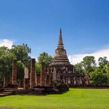 Sukhothai - Wat Chang Lom In Si Satchanalai Historical Park A Découvrir en Thaïlande - Le Parc historique de Sukhothai
