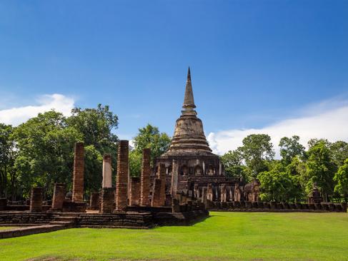 Sukhothai - Wat Chang Lom In Si Satchanalai Historical Park A Découvrir en Thaïlande - Le Parc historique de Sukhothai