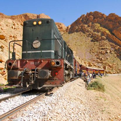 Tozeur - Le Train Surnommé Le Lezard Rouge A Découvrir en Tunisie - Tozeur