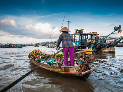 Delta Du Mekong - Marché Flottant De Cai Rang A Découvrir au Vietnam -  Le Delta du Mékong