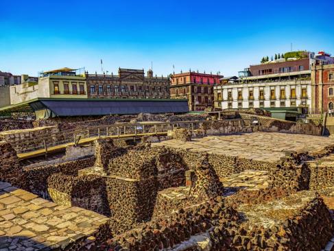 Mexico City - Les Ruines Du Templo Mayor A Découvrir au Mexique - Mexico City