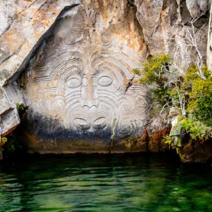 Lac Taupo - Maori Rock - Mine Bay A Découvrir en Nouvelle-Zélande - La culture Maorie
