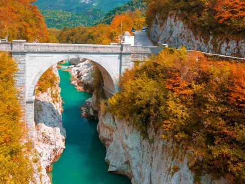 Pont Napoléon Sur La Soca A Découvrir en Slovénie - La Vallée de la Soca