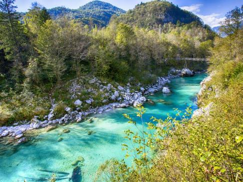Rivière Soca A Découvrir en Slovénie - La Vallée de la Soca