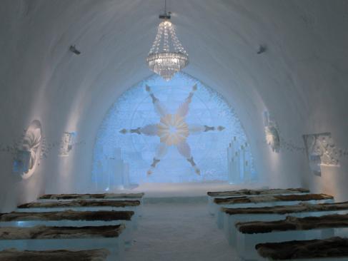 Icehotel - Chapelle A Découvrir en Suède - L'Icehotel