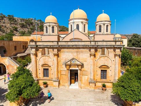 Plaine De La Messara - Monastère A Découvrir en Crète - La Plaine de la Messara