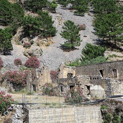 Gorges De Samaria - Anciennes Ruines Du Village D'Agia Roumeli A Découvrir en Crète - Gorges de Samaria