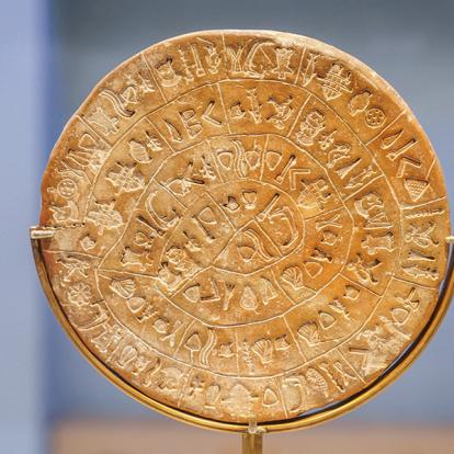 Héraklion - Disque De Phaistos Festos Au Musée Archéologique A Découvrir en Crète - Héraklion