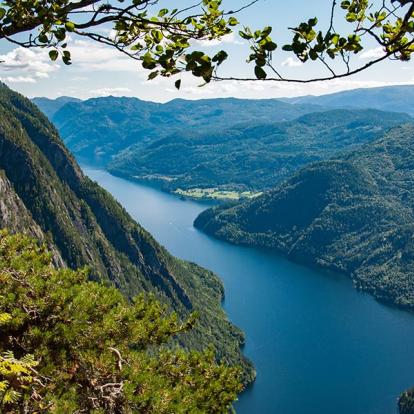 Vue Depuis Lårdalstigen A Découvrir en Norvège - Le Telemark