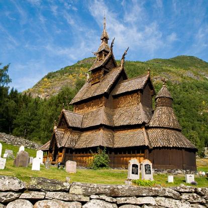 Stabkirche à Borgund A Découvrir en Norvège - Sognefjord