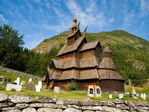 Stabkirche à Borgund A Découvrir en Norvège - Sognefjord